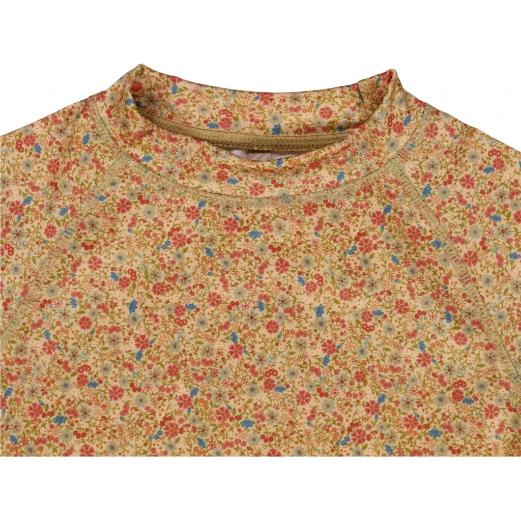 Swim T-Shirt Jackie SS - small porcelain flowers