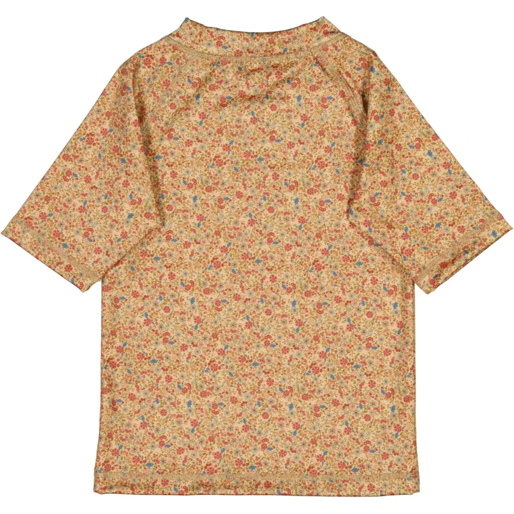 Swim T-Shirt Jackie SS - small porcelain flowers