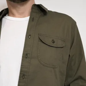 Walsh Work Shirt - 6 oz. Vintage Twill - Olive