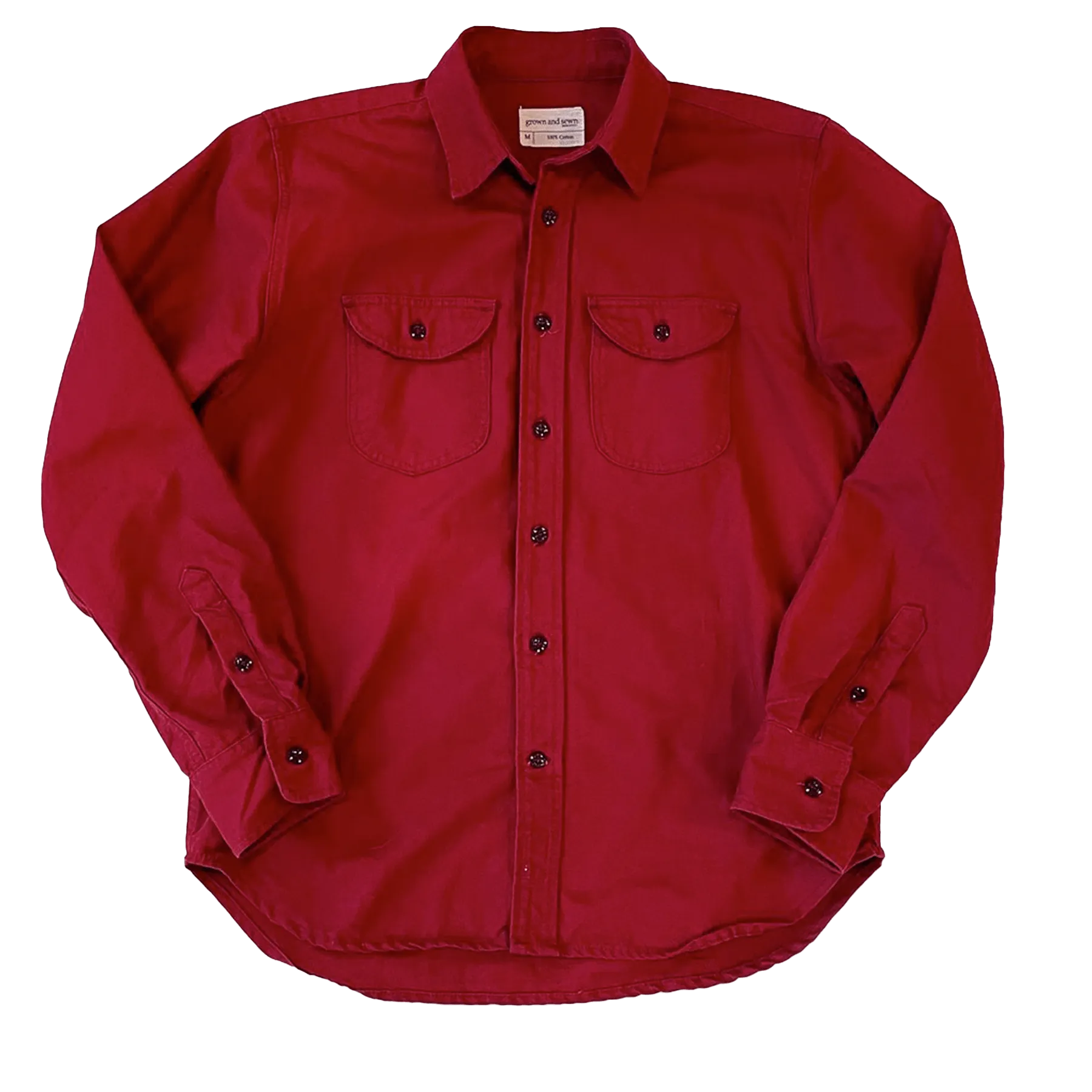 Walsh Work Shirt - 8 oz. Brushed Canvas - Brick