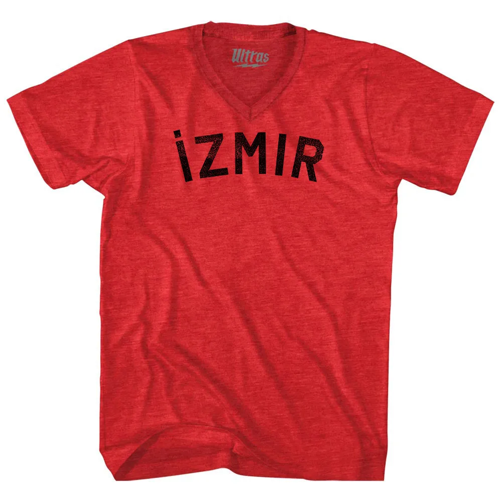 ?zmir Text Adult Tri-Blend V-neck T-shirt